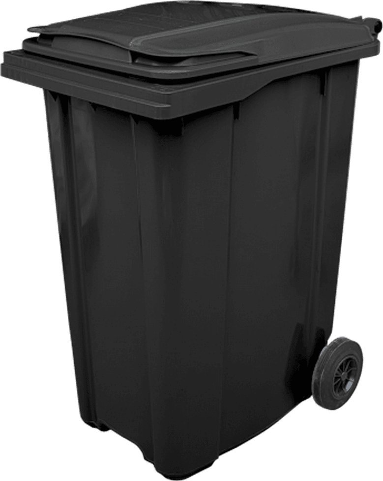 ARS Pojemnik do segregacji odpadów na kółkach pojemność 360 l (kolor antracyt)