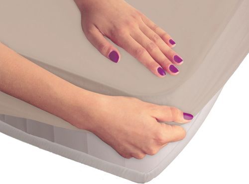 Darymex Ochronne prześcieradło z gumką Smartcel beżowe r. 90x200 cm