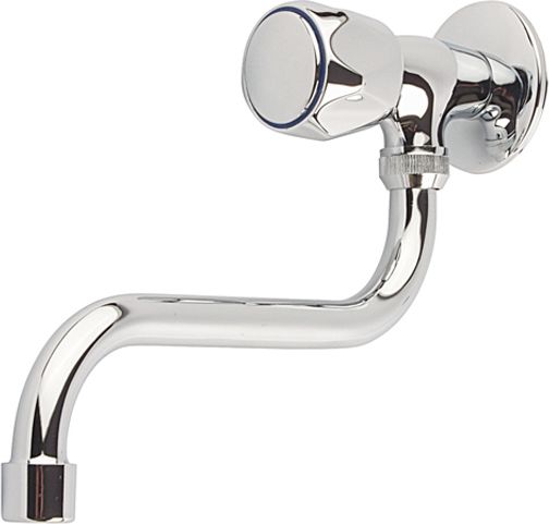 Perfexim Zawór wypływowy Mak z wylewką typu S 1/2" chrom (35-000-0003-000)