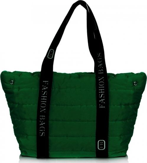 Solome DAMSKA TOREBKA PIKOWANA WOREK SOLOME BUTELKOWA ZIELONA