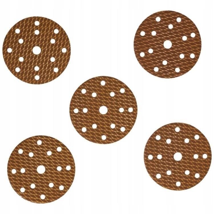 Dedra Tarczki ścierne Anti-clogg 180mm, #150, rzep, zestaw 5szt