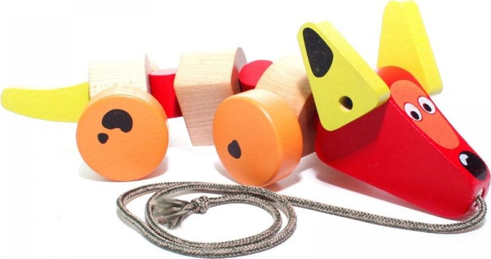 Cubika Zabawka do ciągnięcia Piesek 18m+ Cubika