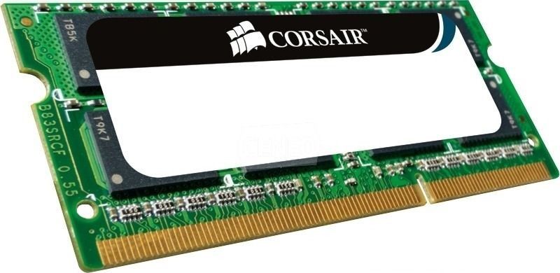 Pamięć do laptopa Corsair SODIMM, DDR3, 4 GB, 1066 MHz, CL7 (CMSA4GX3M1A1066C7)