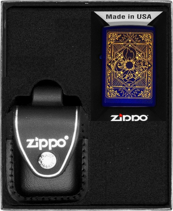 Zestaw ZIPPO Zapalniczka ELEMENTS DESIGN Prezentowy No3