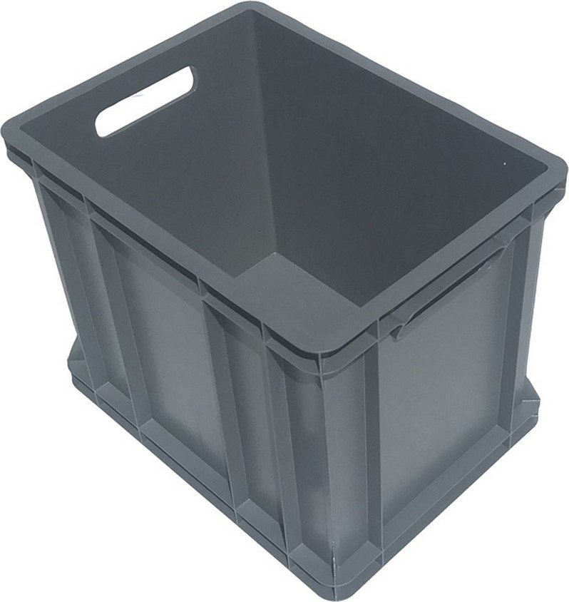 qBox Pojemnik transportowy 1/2 EURO 320 wym. 400 x 300 x 320 mm (kolor szary)