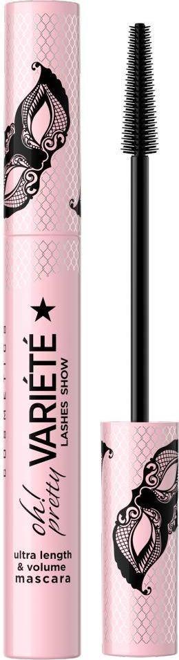 Eveline Variete Lashes Show Oh! Pretty Mascara tusz do rzęs wydłużający i zwiększający objętość Black 10ml