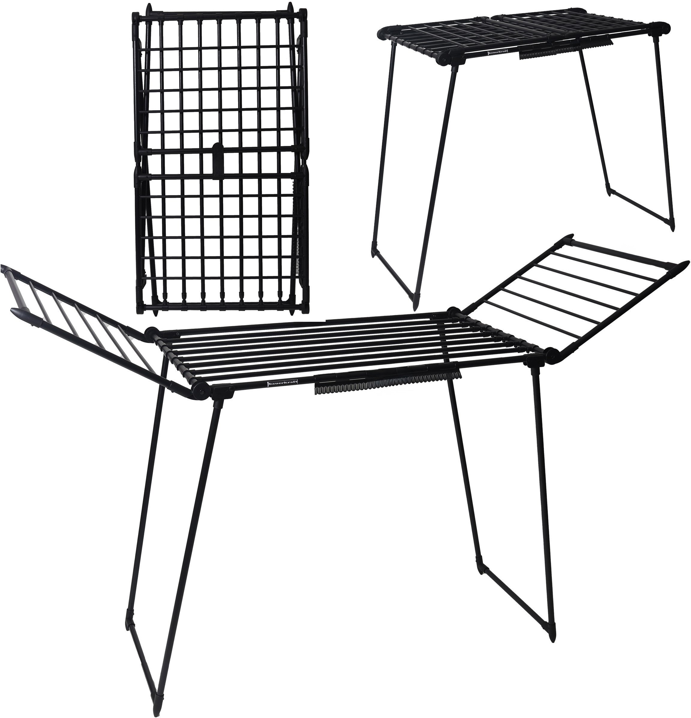 Stojąca suszarka na pranie odzież bieliznę składana balkonowa mocna duża