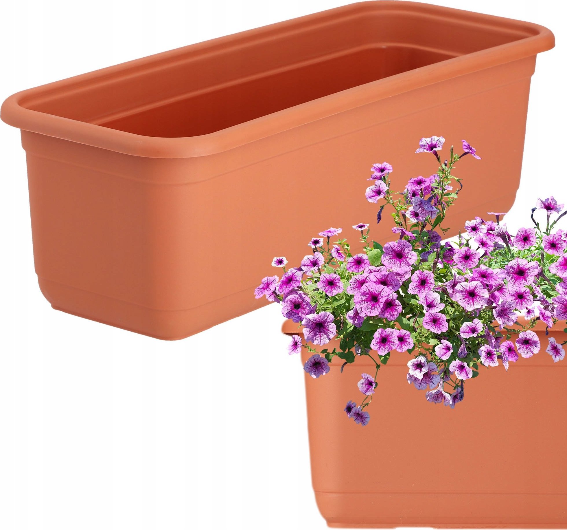 Kadax KADAX Doniczka Skrzynka Balkonowa 40cm Terakota