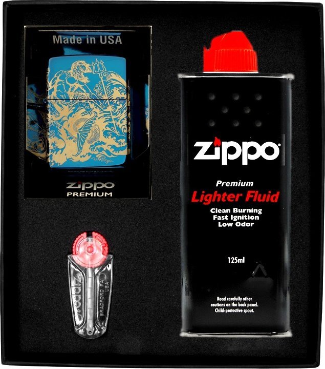 Zestaw ZIPPO Zapalniczka ATLANTIS DESIGN Prezentowy No1