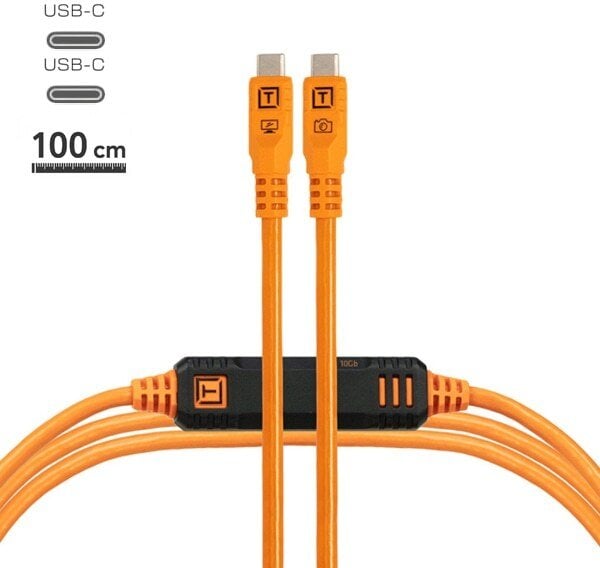 Tether Tools TetherPro USB-C Optima 10G prawy orange 3m