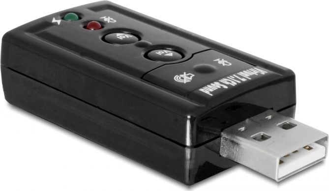 Karta dźwiękowa Delock USB 2.0 Virtual 7.1 S/PDIF (63926)