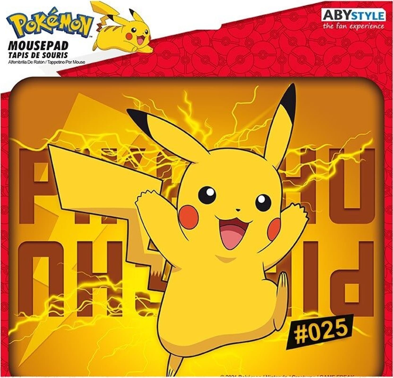 ABYstyle Podkładka pod myszkę - Pokemon - Pikachu