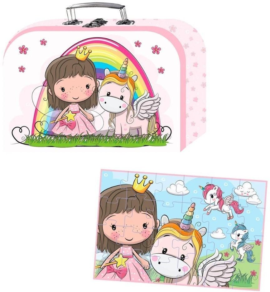 Puzzle w walizce Lillie i Ellie 24el