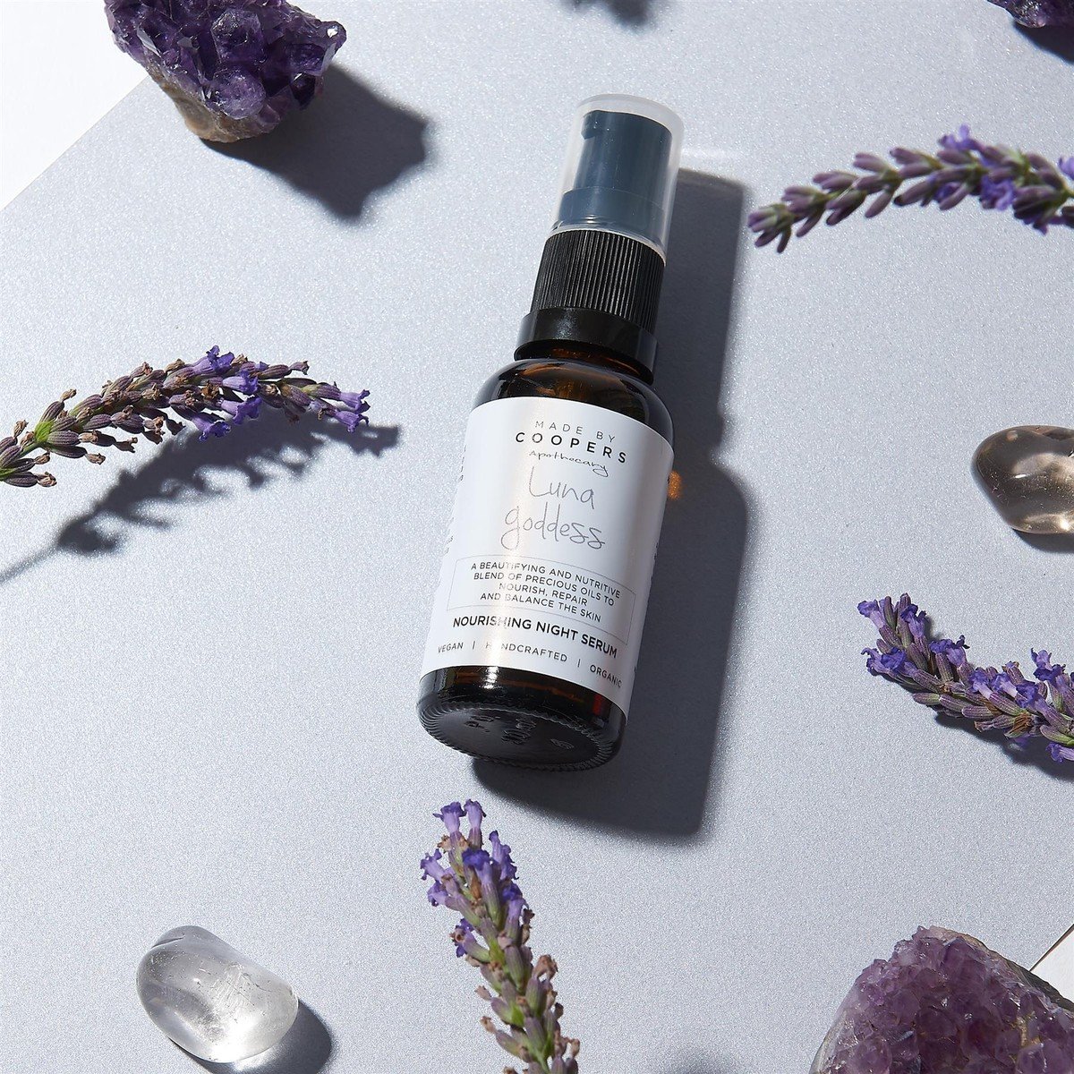 Made By Coopers, Luna Goddess, Vegan, Nourishing, At Night, Serum, For Face, 30 ml For Women