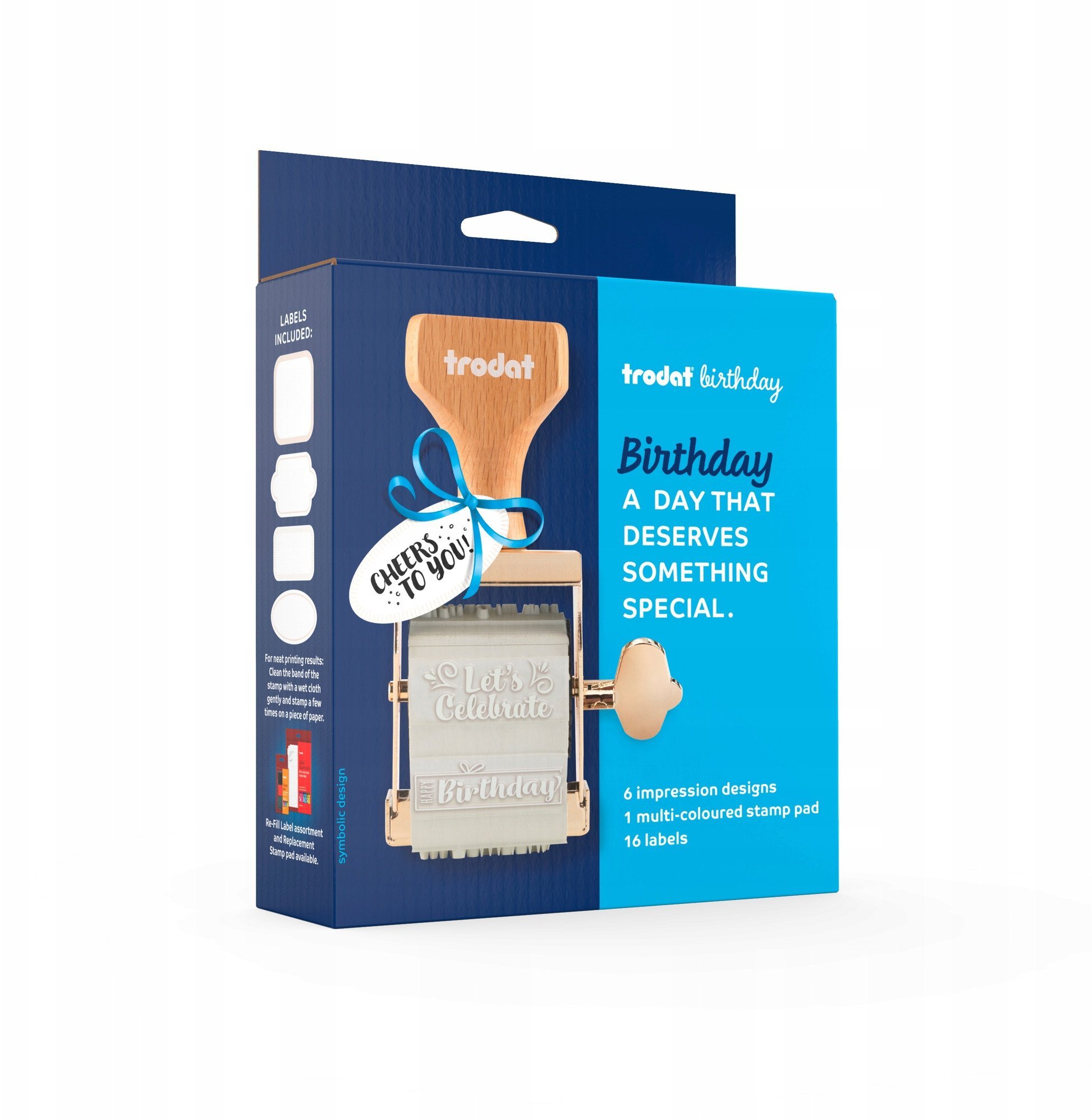 Stempel z hasłami Birthday