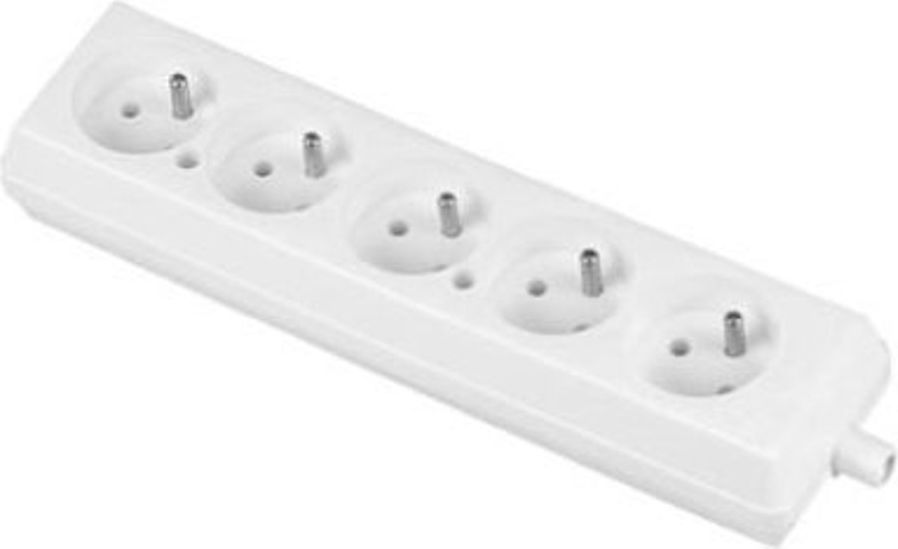 Jonex Gniazdo przenośne pięciokrotne 16A 2P+Z 250V białe GN-570