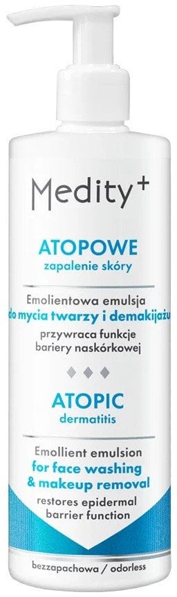 MEDITY+_Atopowe Zapalenie Skóry emolientowa emulsja do mycia twarzy i demakijażu 200ml