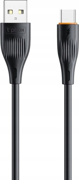 Kabel USB T-Phox USB-C - 1 m Czarny
