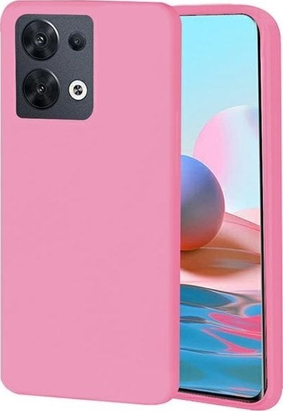 Beline Etui Candy Oppo Reno 8 jasnoróżowy/light pink