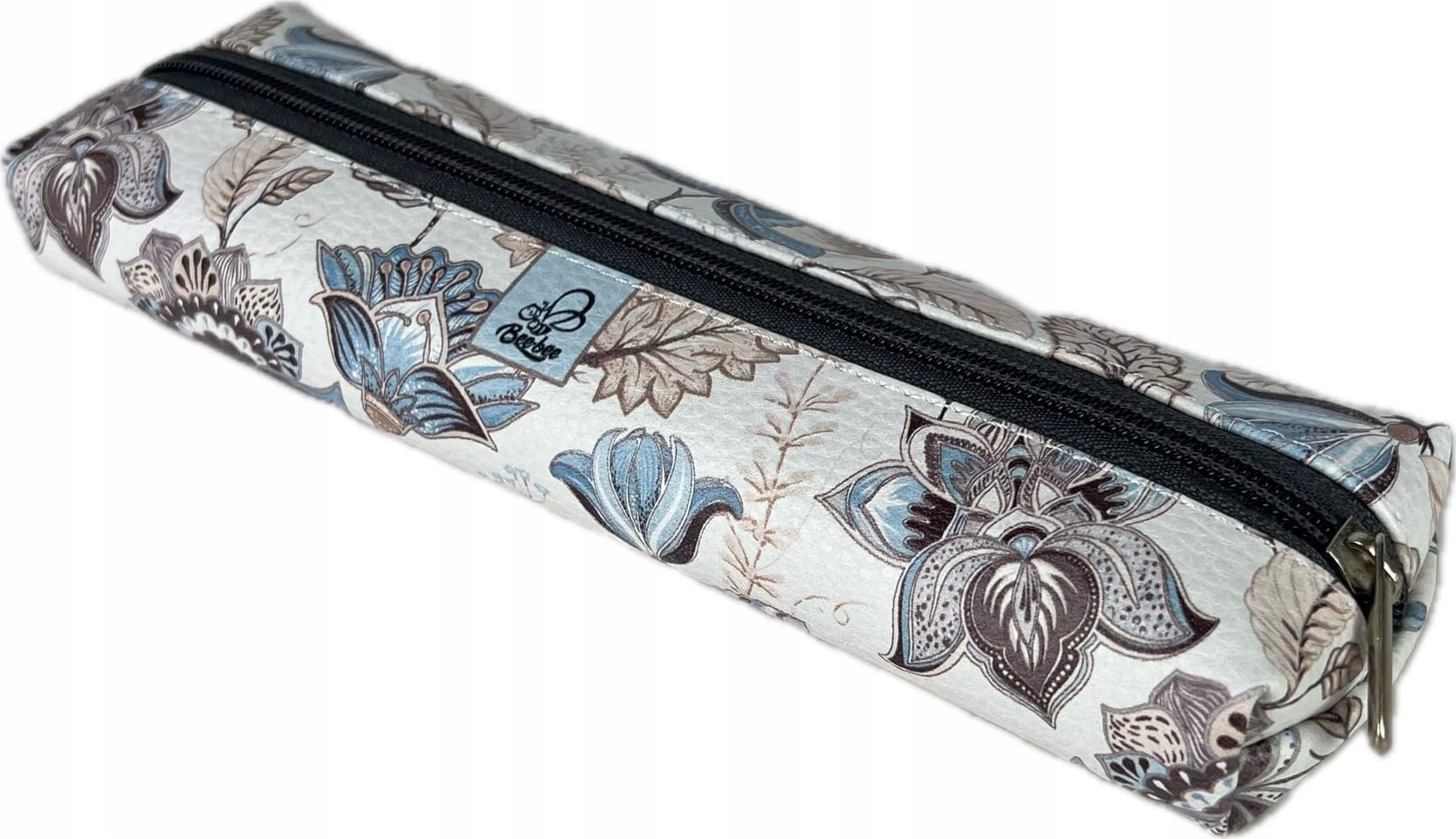 Piórnik Bee-bee Piórnik Jamnik Paisley kwiaty kawowe