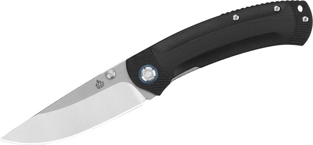 QSP Knife QSP COPPERHEAD G-10 SATIN/STW QS109-A1 Black