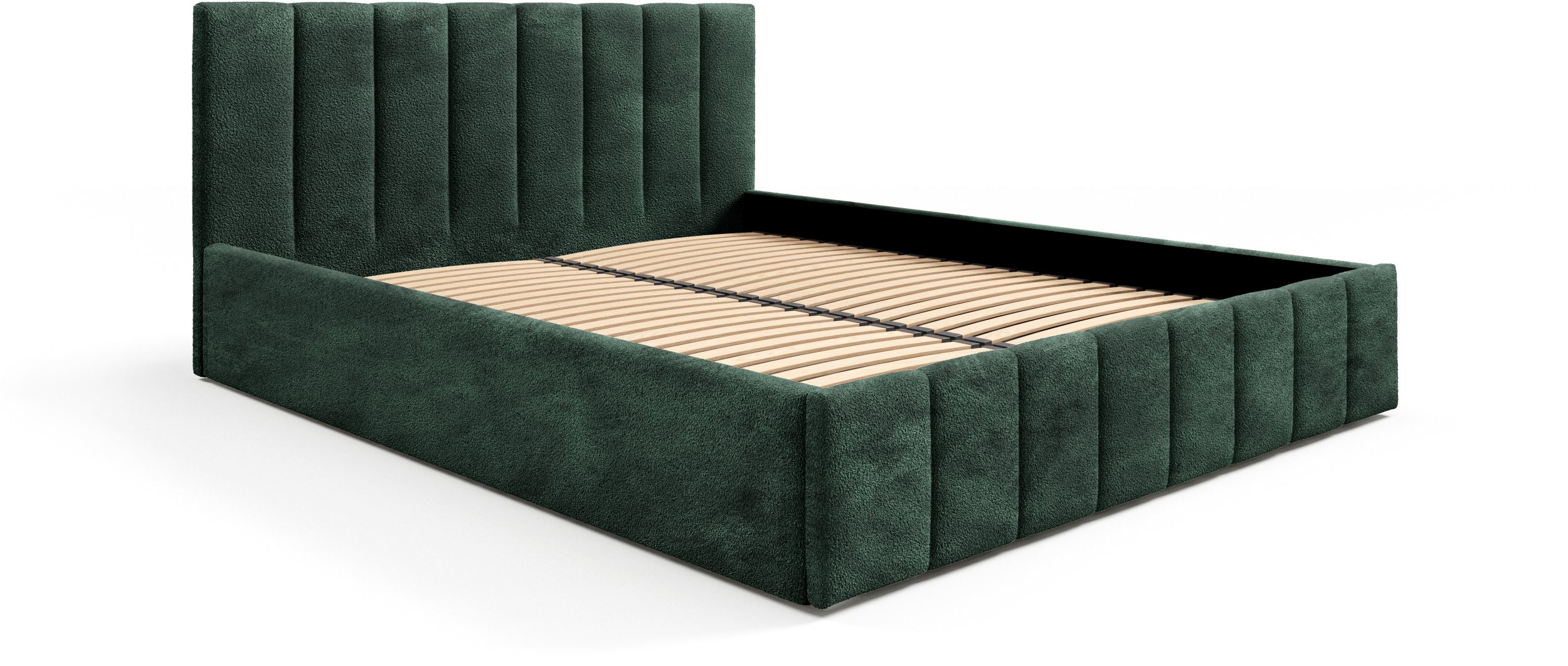 ŁÓŻKO LEYLA 200X200 stelaż metalowy , POJEMNIK , BOUCLE , BUKLA abriamo 09