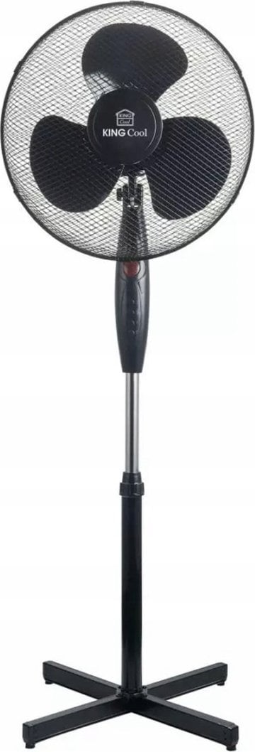 Klimatyzator KingHoff WENTYLATOR WIATRAK STOJĄCY PODŁOGOWY KINGCOOL KC-2125 czarny