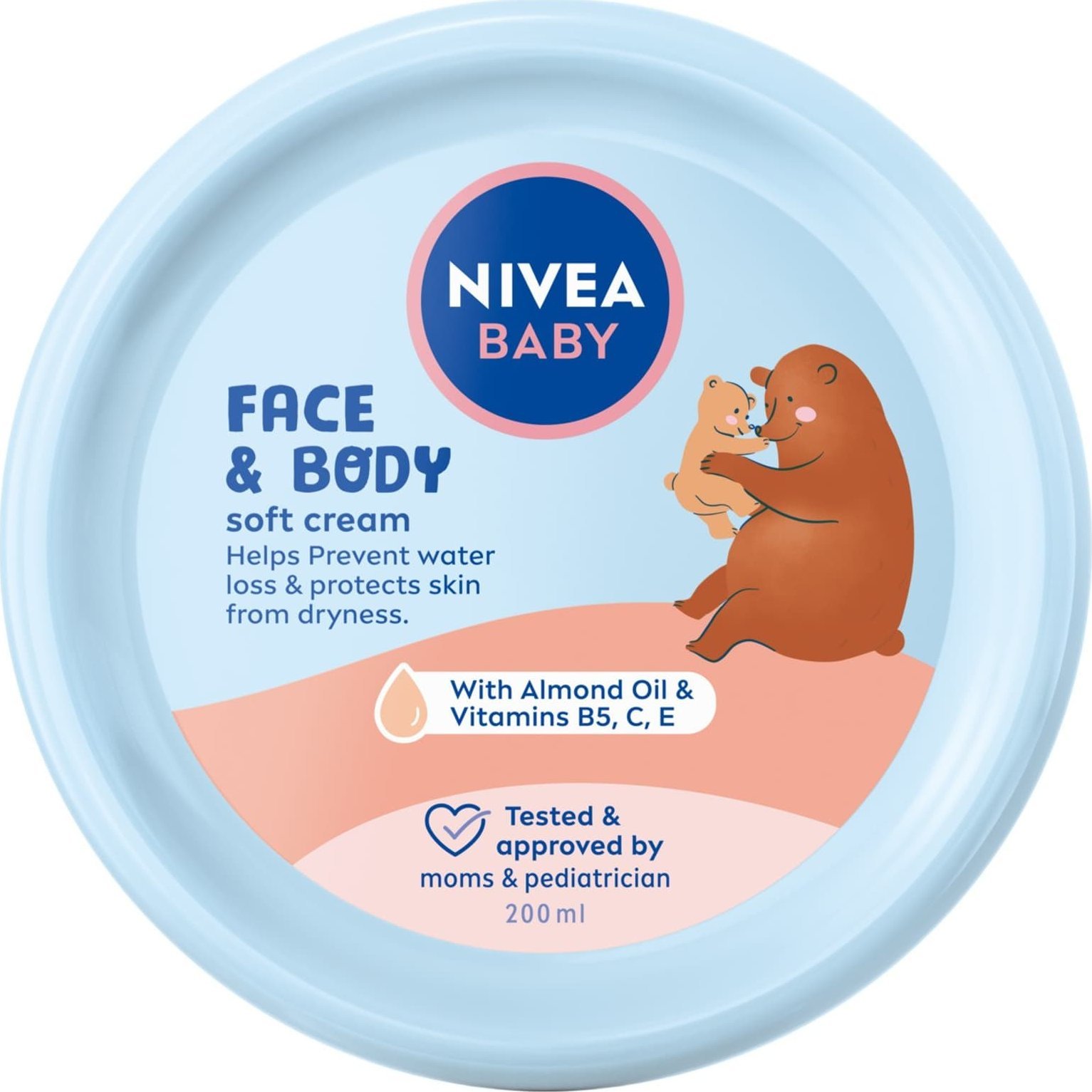 Nivea BABY Krem piel.d/tw i ciała 200ml 80529