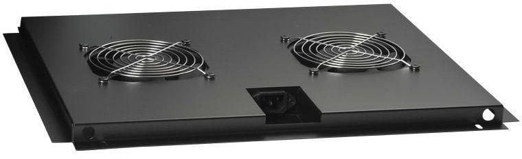 Lanview LVR252352, Fan tray, Built-in fan, 295 m³/h, Steel, Black, 1 pc(s)