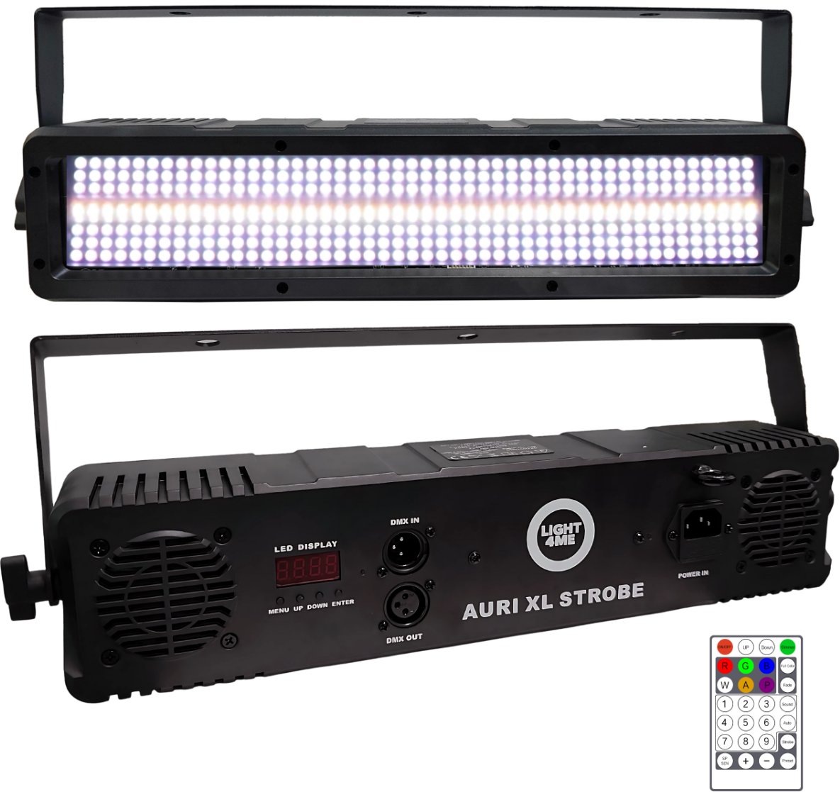 LIGHT4ME AURI XL STROBE stroboskop sceniczny LED 48x1W RGB + pilot
