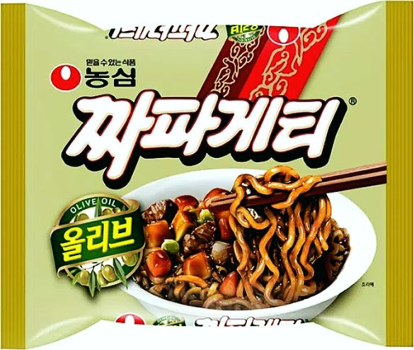 Nongshim Chapagetti, makaron z sosem z czarnej fasoli, łagodny 140g - Nongshim uniwersalny