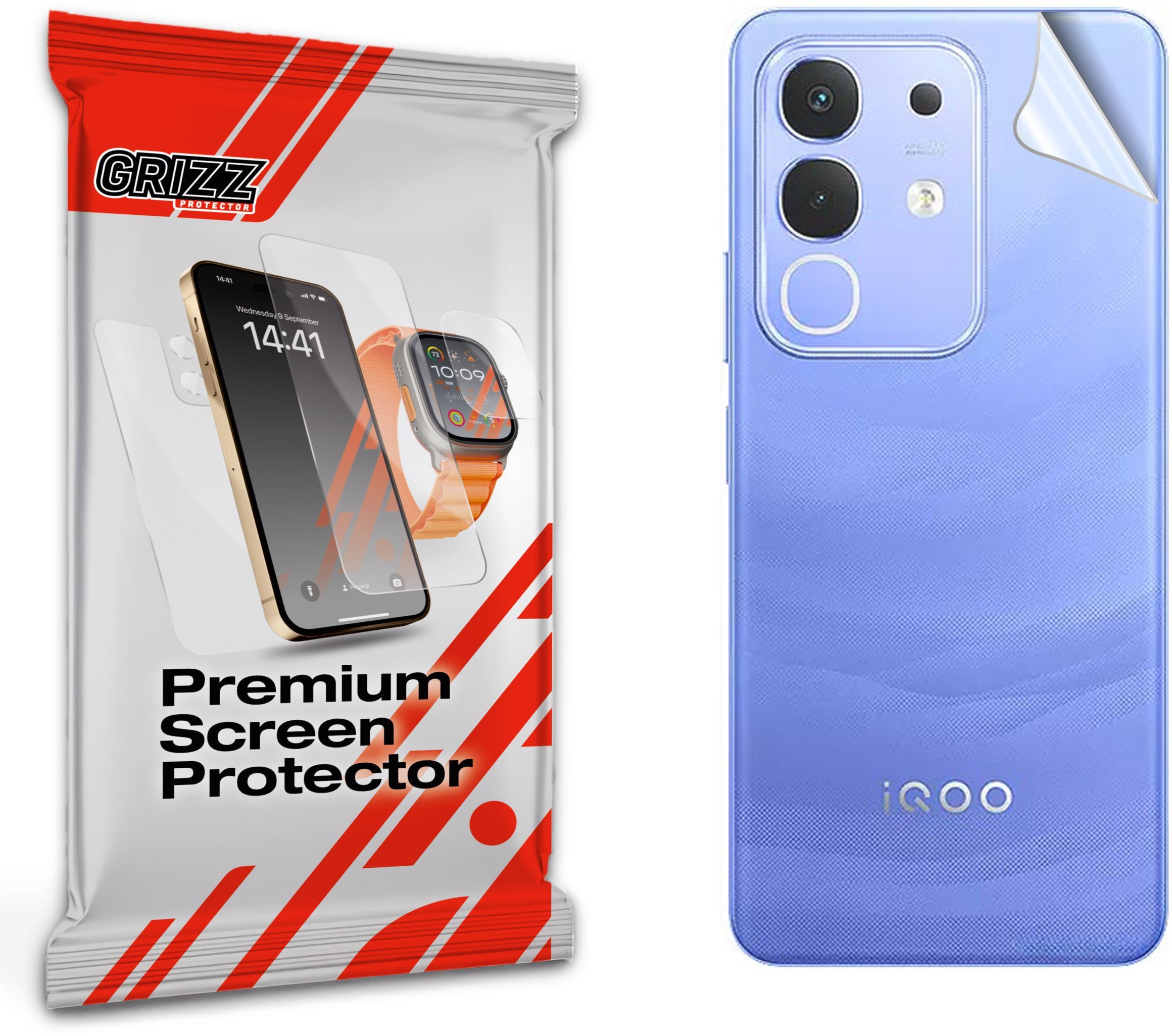 Folia na tył GrizzGlass SatinSkin do Vivo iQOO Z10x