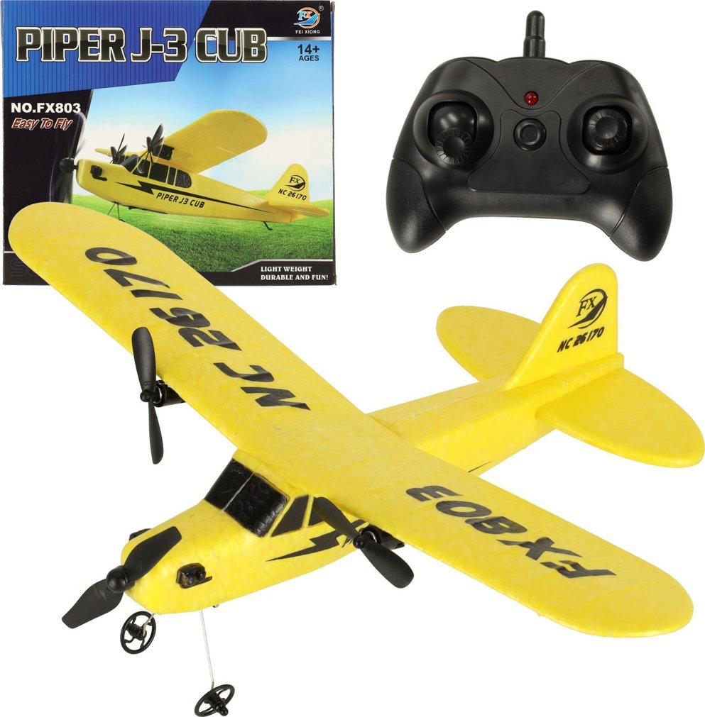 KIK Samolot zdalnie sterowany na pilota RC FX803 Piper 150mah
