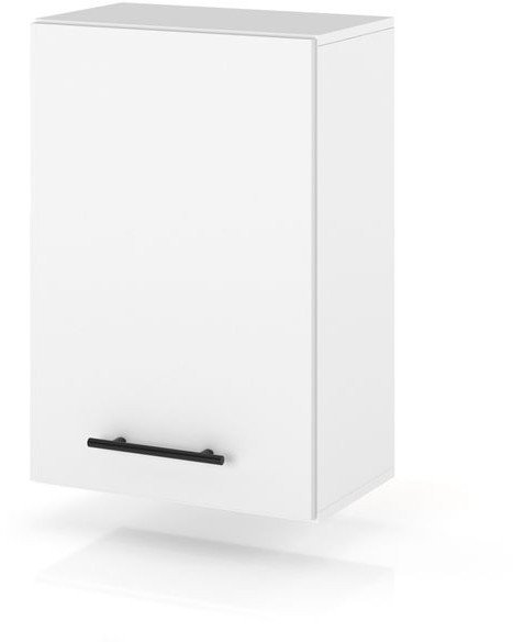 szafka kuchenna wisząca modułowa z uchwytami pojemna 45cm spremium biały