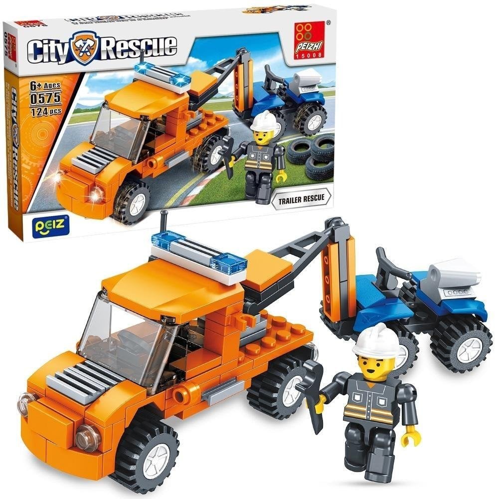 Klocki pomoc drogowa 124 elementy