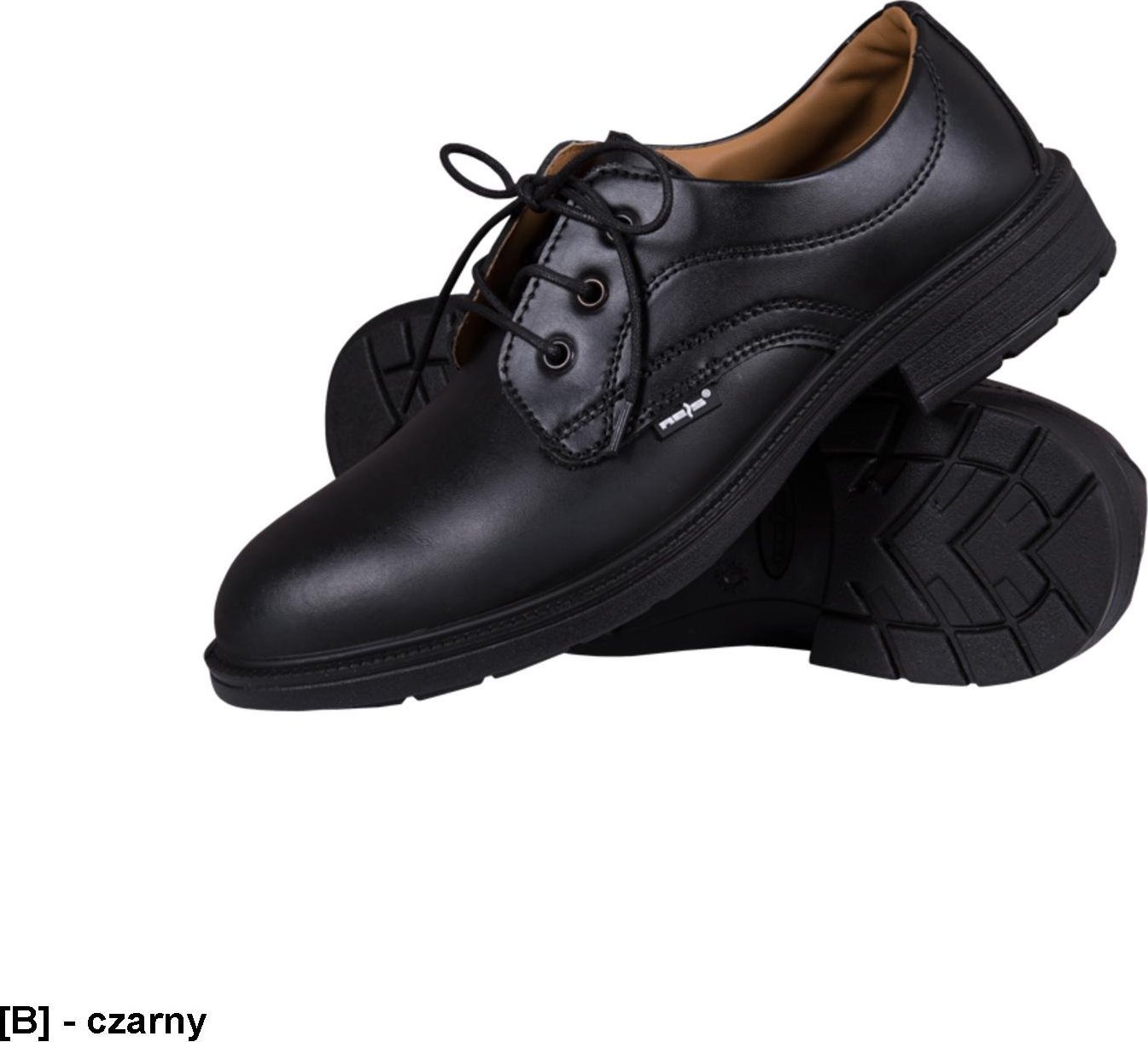 R.E.I.S. BRMANAGER S1P SRC - półbuty bezpieczne MANAGER, kadra, skóra bydlęca, podnosek, odporne na przebicia 1100N, podeszwa olejoodporna o wł. antye