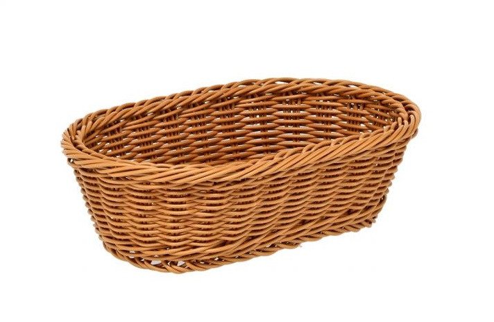 Koszyk owalny 24x16x7 cm jasny brązowy 7797