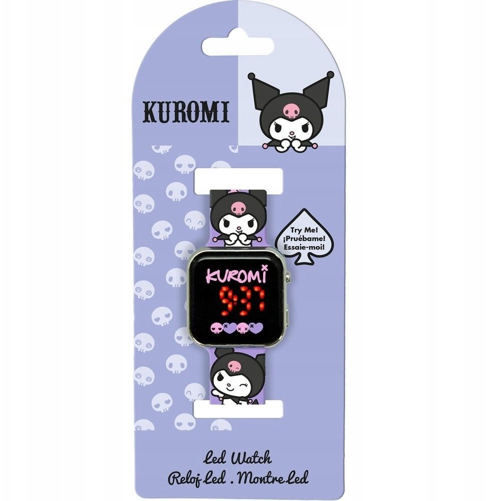Zegarek LED Kuromi Hello Kitty