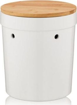 Kela Ceramiczny pojemnik na ziemniaki z bambusową pokrywą Kela Salena 20 x 23 cm