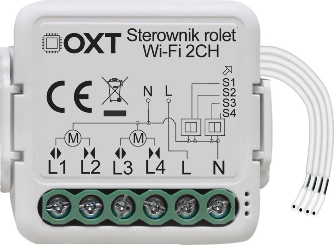 OXT MODUŁ OXT MINI STEROWNIK 2 ROLETY WIFI TUYA