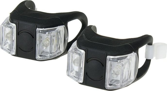 XC Light Zestaw lamp 1000F silikonowe, 2-Led,3 funkcje, czarne