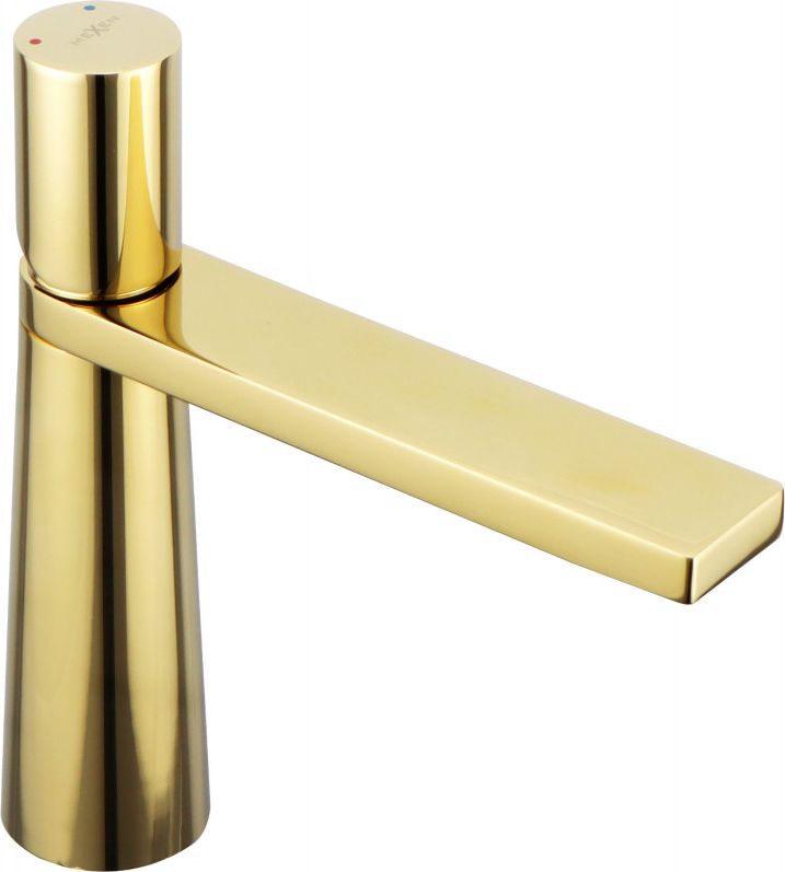 Bateria umywalkowa Mexen Nox stojąca złoty