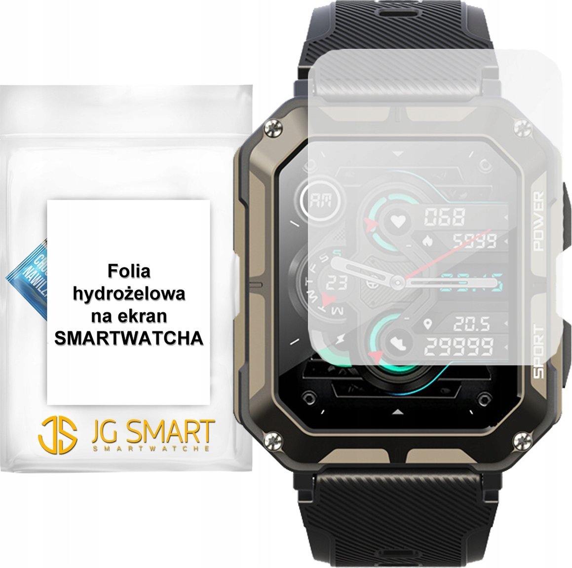 Folia ochronna na ekran smartwatcha JG SMART JGS C20 PRO Folia Hydrożelowa