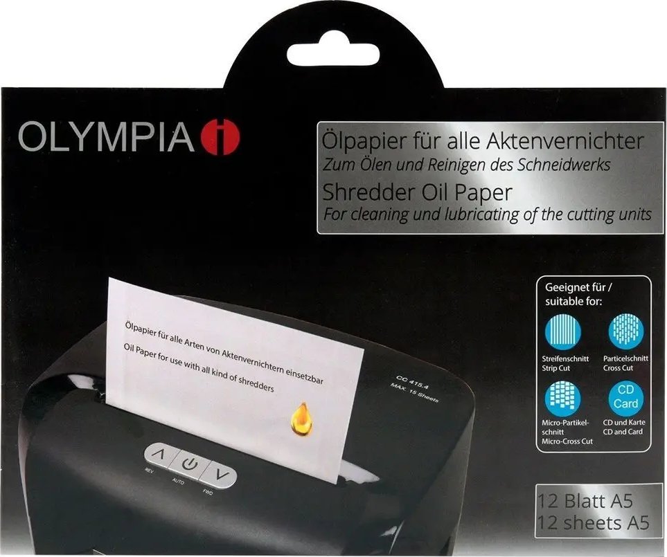 Olympia Papier olejowy 12 arkuszy