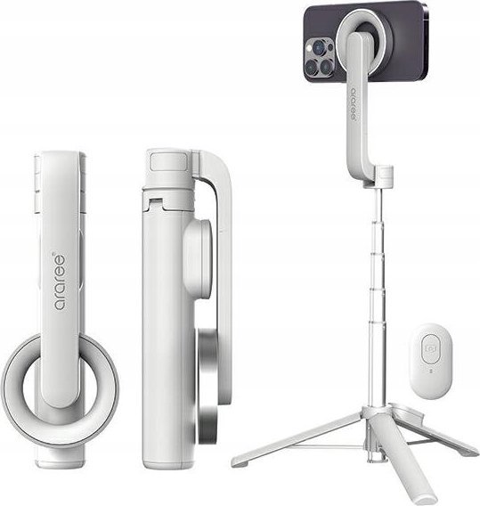 Selfie stick Sourcing Araree Selfie Stick Bluetooth Magfie Pod white/white MagSafe Tripod AR60-01727B