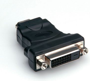 Adapter AV Roline HDMI - DVI-D czarny (12.03.3115)