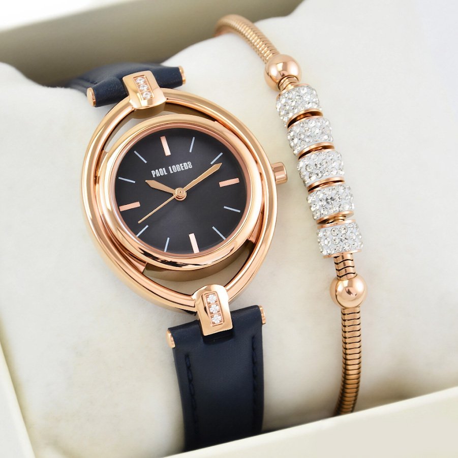 Zestaw damski zegarek Paul Lorens SELENA-6F3 + bransoletka