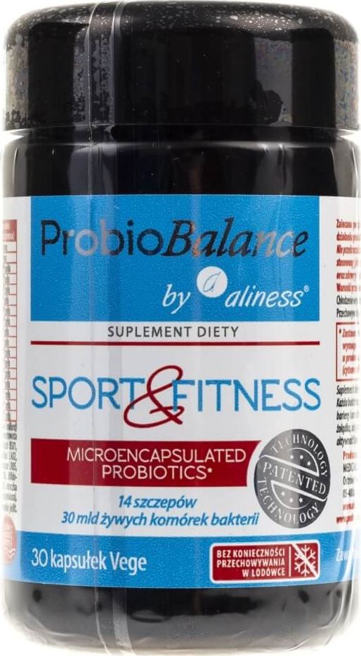 Aliness ProbioBalance Sport Fitness probiotyk - 30 kapsułek