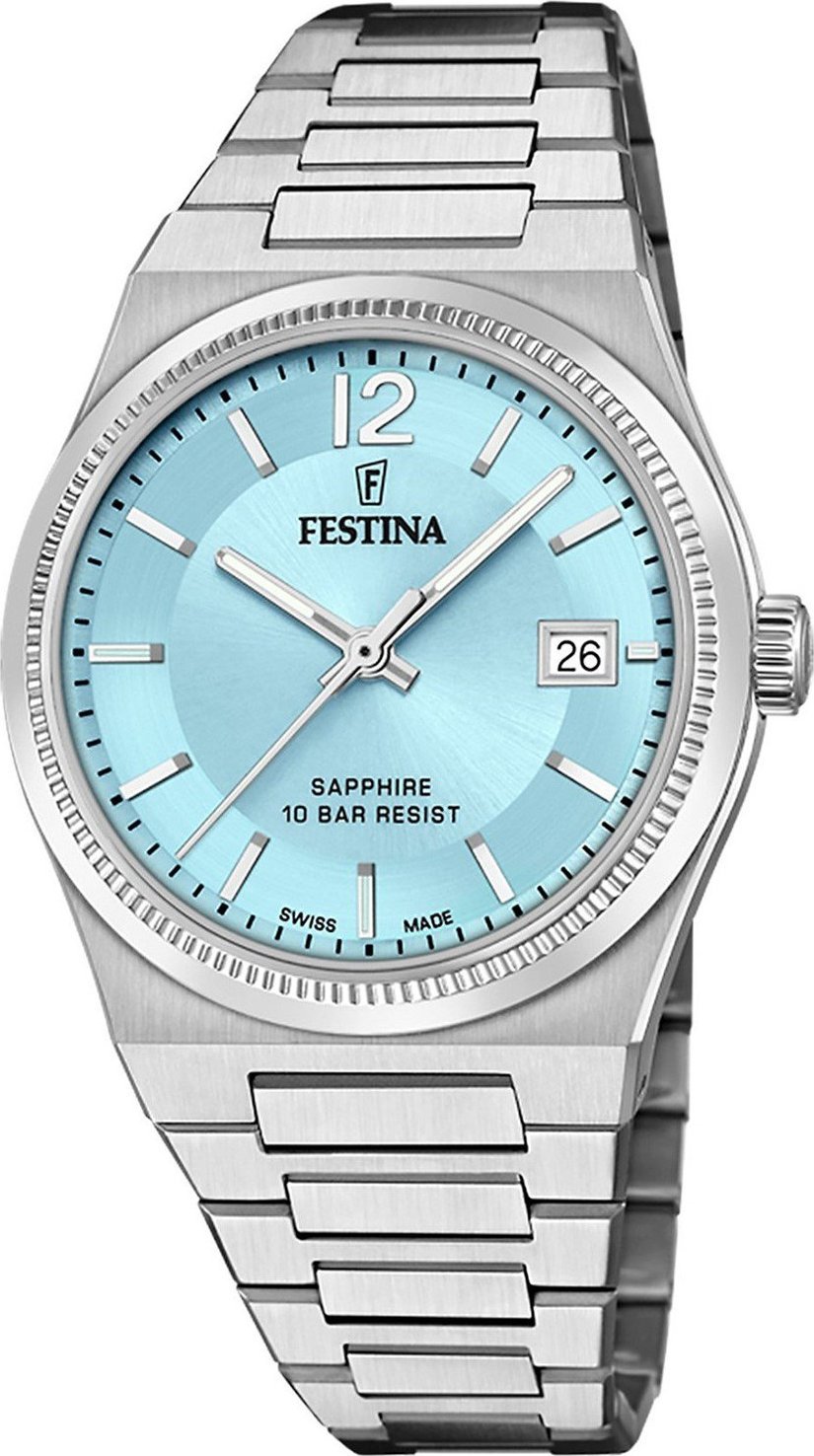 Zegarek Festina Zegarek damski Festina F20035-7 srebrny