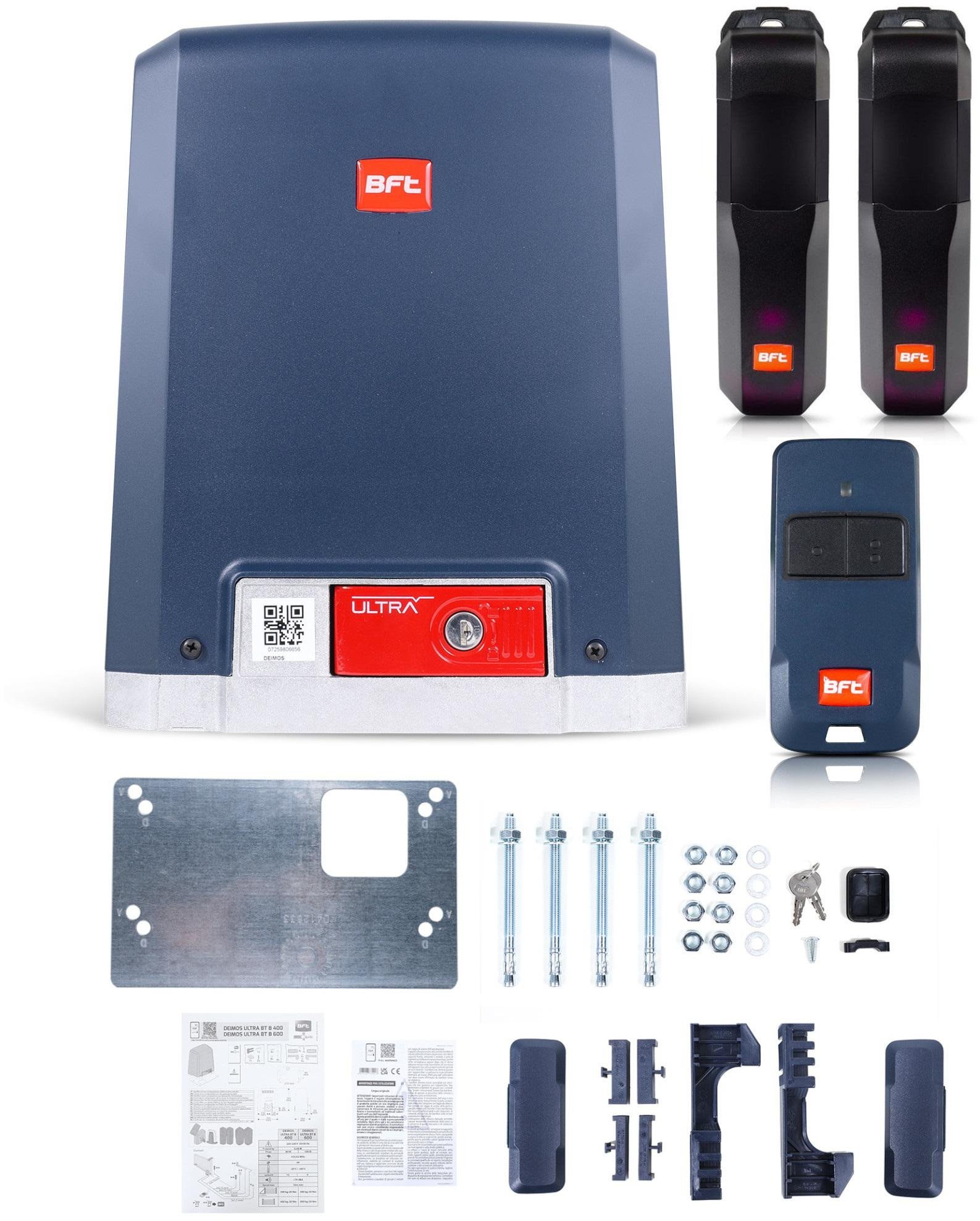 Zestaw BFT DEIMOS ULTRA BT B600 EE KIT do 600kg bram przesuwnych